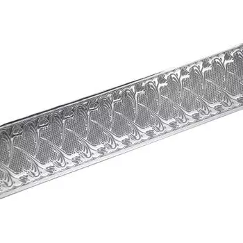 Планка для карниза «Прованс», высота 7 см, длина 25 м, цвет графитовый шелк