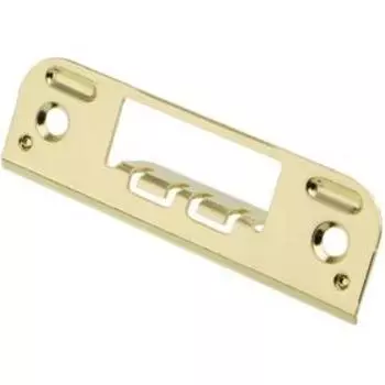 Планка ответная, прямая РВ, цвет золото