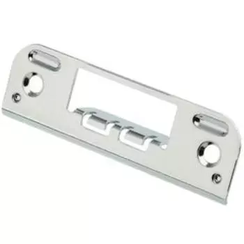 Планка ответная, прямая СР, цвет хром