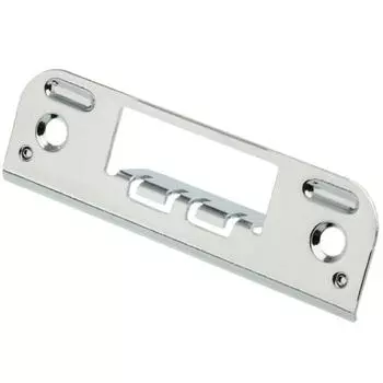 Планка ответная, прямая СР, цвет хром