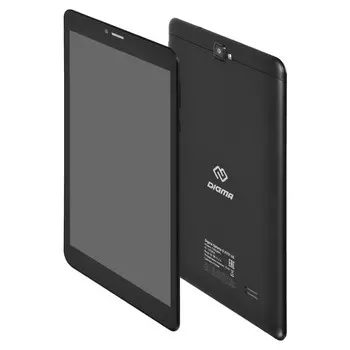 Планшет Digma Optima 8 X701, 8", IPS 1280x800, 1.3 ГГц, 3+32 Гб, 2 Мп, Android 10, чёрный