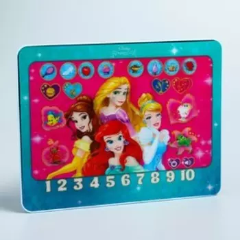 Планшет обучающий «Принцессы», звук, батарейки, Disney