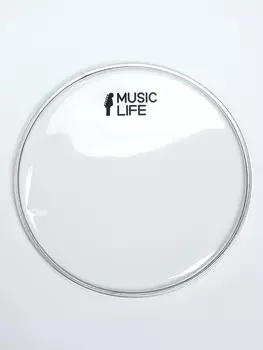 Пластик для барабана Music Life 10 дюймов, прозрачный