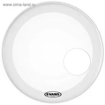 Пластик для бас-барабана Evans BD22RSW EQ3 Resonant Smooth White 22"