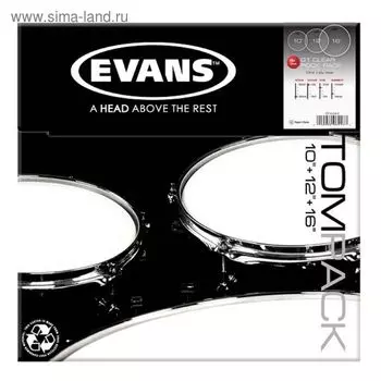Пластик для том барабана Evans ETP-G1CLR-R G1 Clear Rock (10", 12", 16")