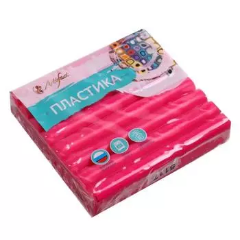 Пластика - полимерная глина, 50 г, шифон, Малиновый