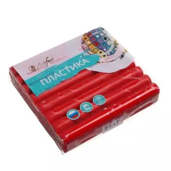 Пластика - полимерная глина, 50 г, "Суперпрочная формула", Королевский красный