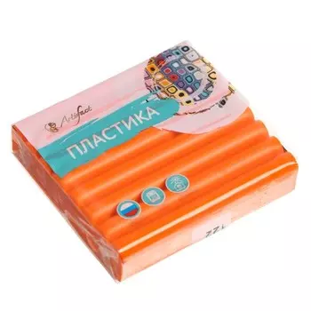 Пластика - полимерная глина, 56 г, "Классический", оранжевый