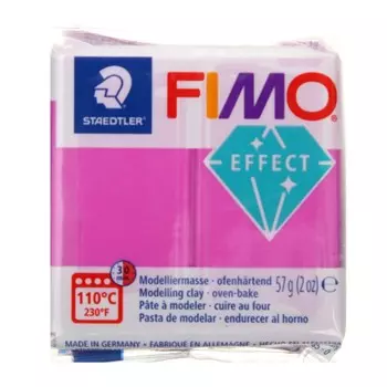 Пластика - полимерная глина, 57 г, Neon effect, фиолетовый