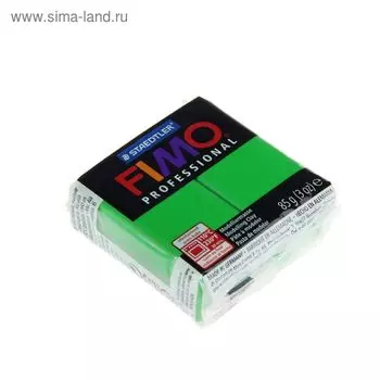 Пластика - полимерная глина, 85 г, Professional, ярко-зелёный