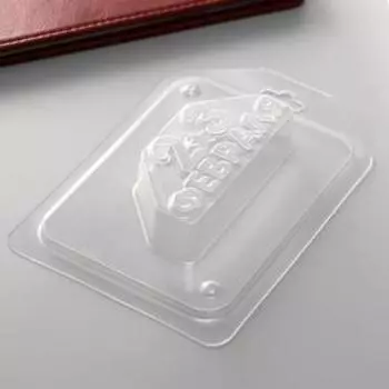 Пластиковая форма "23 февраля" 9 см