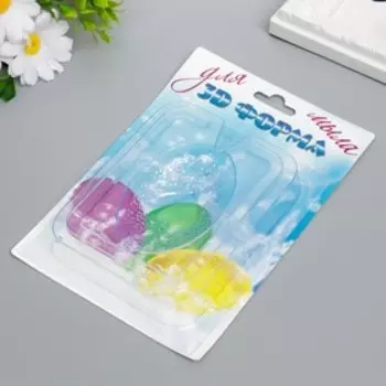 Пластиковая форма 3D "Цветочное сердце, сторона А"