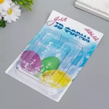 Пластиковая форма 3D "Прямоугольник, сторона Б"