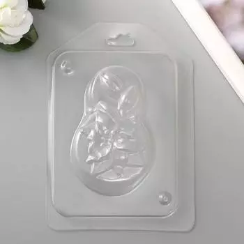 Пластиковая форма "8 марта лилия" 9х5,5 см