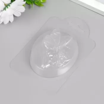 Пластиковая форма "Бабочка на цветке"