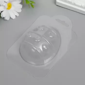 Пластиковая форма "Большое яйцо с сердцами"