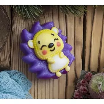 Пластиковая форма для мыла "Ежонок" 8х7х2,5 см