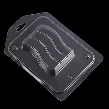 Пластиковая форма для мыла "Триколор" 7,5х5 см