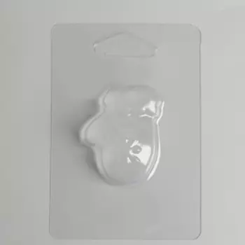 Пластиковая форма для мыла «Варежка Новый год!», 4,5 3,5 1,5 см