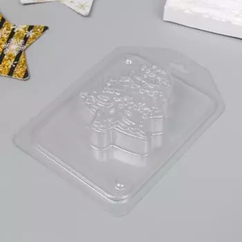 Пластиковая форма "Ёлка узорная 2" 8х6,5 см