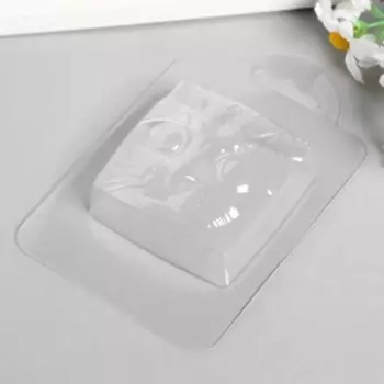 Пластиковая форма "Квадратная Кошка" 6,3х6,3 см