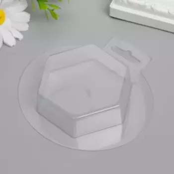 Пластиковая форма "Шестиугольник" 8х7 см