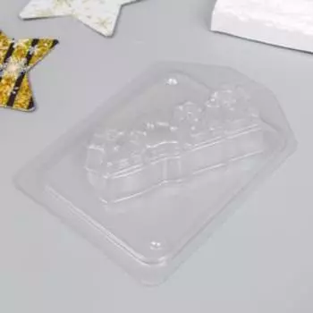 Пластиковая форма "Топпер 2022 с лапой" 9,7х4 см