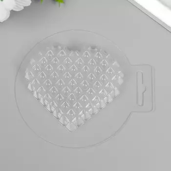 Пластиковая форма "Вафельное сердце"