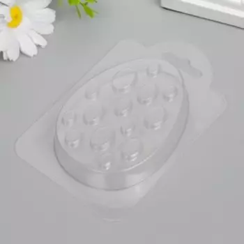 Пластиковая форма "Яйцо с узором №3" 9,5х7 см