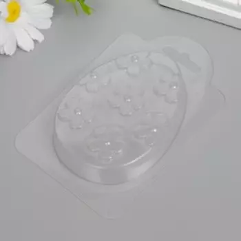 Пластиковая форма "Яйцо с узором №4" 9,5х7 см