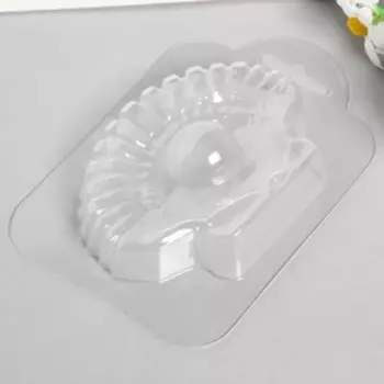 Пластиковая форма "Жемчужная ракушка" 10,5х7,5 см