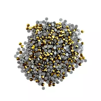 Пластиковые стразы POLE, №6 благородная бронза, 50 шт