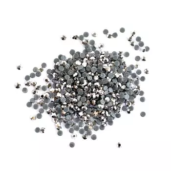 Пластиковые стразы TNL, №4 серебряный камень, 50 шт