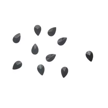 Пластиковый дизайн POLE «Капелька», чёрная, 10 шт