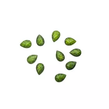 Пластиковый дизайн POLE «Капелька», цвета хаки, 10 шт