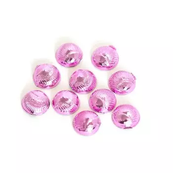 Пластиковый дизайн POLE «Круглый», фуксия, 10 шт