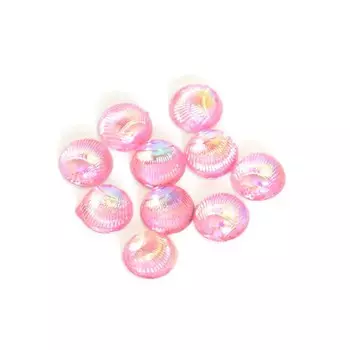 Пластиковый дизайн POLE «Круглый», розовый, 10 шт