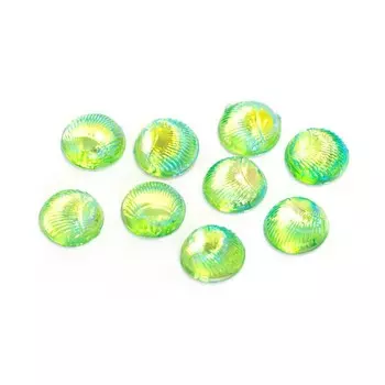 Пластиковый дизайн POLE «Круглый», салатовый, 10 шт