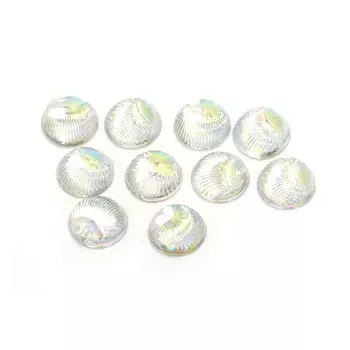 Пластиковый дизайн POLE «Круглый», жемчуг, 10 шт