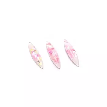 Пластиковый дизайн TNL «Калейдоскоп», №01 «Лепестки», 5 шт