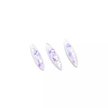 Пластиковый дизайн TNL «Калейдоскоп», №04 «Лепестки», 5 шт