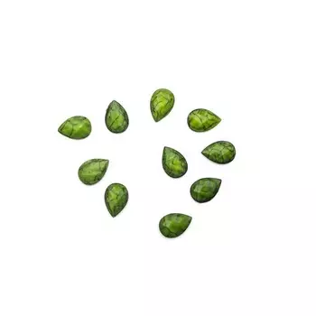 Пластиковый дизайн TNL «Капелька», хаки, 10 шт