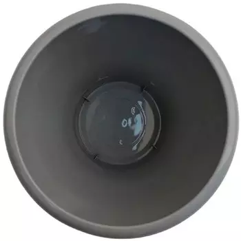 Пластиковый горшок «Гамма», d=19, с поддоном, серый