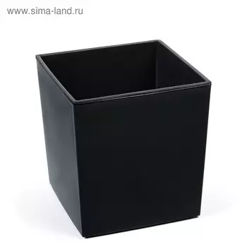 Пластиковый горшок с вкладкой «Юкка», цвет черный