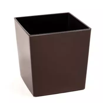 Пластиковый горшок с вкладкой «Юкка», цвет коричневый