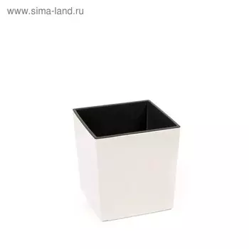 Пластиковый горшок с вкладышем «Юкка», 19х19х19 см, цвет крем