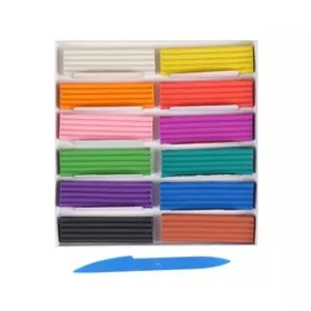 Пластилин «Луч. Классика цвета», 12 цветов, 240 г