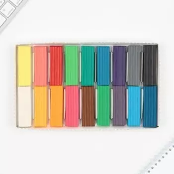 Пластилин 18 цветов мягкий 360 г