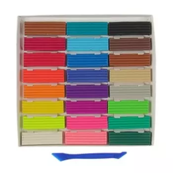 Пластилин «Гамма. Классический», 24 цвета, 480 г, со стеком