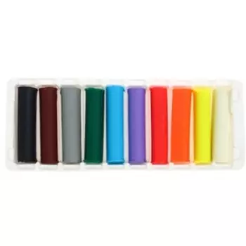 Пластилин мягкий (восковой), 10 цветов, 150 г, GLOBUS, с Алоэ Вера, со стеком